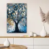 MuchoWow® - Leinwandbilder - Baum - Blau - Gold - Abstrakt, Produktbild-Vorschau 6
