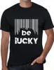 Herren Grafik T-Shirt Barcode Glück haben – Barcode Be Produktbild-Vorschau 1