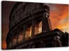 Leinwandbild kolosseum bei dunkelheit 60x40 cm Feeby orange Produktbild-Vorschau 1