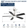 AIORBER 52 Zoll Deckenventilator mit LED Licht, Produktbild-Vorschau 8