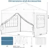 EUGAD Pop-Up Faltpavillon wasserfest Winterfest,mit Produktbild-Vorschau 3