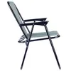 A side view of a folding chair. Produktbild-Vorschau