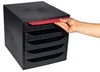 Exacompta ECOBOX organizer z 5 szufladami czarny Podgląd zdjęcia produktu 5