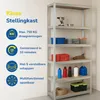 Kinzo Stellingkast - Opbergrek met 5 Planken - Stellingrek Productafbeelding-voorbeeld 2