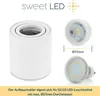 Sweet LED 2xfaretto da incasso GU10 a vista rotondo bianco Anteprima dell’immagine prodotto 4