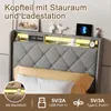 Čalouněná postel ProximaX 90 x 200 cm s LED osvětlením a Náhled obrázku produktu 4