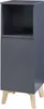 Badezimmerschrank 'Overath' Midischrank 86x30x30cm Grau Produktbild-Vorschau 2