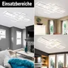 Smart LED Deckenleuchte 90x60cm, Moderne Geometrische Produktbild-Vorschau 8