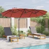 vidaXL Sonnenschirm Terrakotta 372 x 198 x 243 cm Produktbild-Vorschau 3