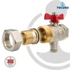tecuro Kugelhahn mit Messfühleranschluss M10 x 1 mm, 3/4 Produktbild-Vorschau 8