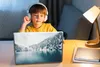 MuchoWow® Laptop Aufkleber Sticker Cover Winter - Wasser - Produktbild-Vorschau 3
