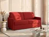 4-Sitzer-Schlafsofa Express in rotem Kunstleder mit Produktbild-Vorschau 2