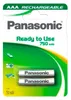 Panasonic - Batteria 2 x tipo AAA - (ricaricabile) - 800 Anteprima dell’immagine prodotto 6