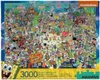 A collage of many Spongebob characters and scenes from the show, presented as a jigsaw puzzle box. Náhled obrázku produktu