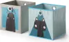 Vicco Faltbox 30x30 , 30 x 30 cm 2er Set, Grau/Blau Produktbild-Vorschau 1