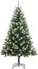 vidaXL Künstlicher Weihnachtsbaum Klappbar Beschneit 240 cm Produktbild-Vorschau 1