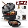 GUSSKÖNIG GK-6 Gusskönig Eingebrannter Dutch Oven Set 9L Voir les images du produit 1