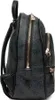 A side view of a black and gray patterned backpack. Produktbild-Vorschau