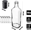 KADAX Puste szklane butelki 500 ml, 10 sztuk, butelki na Podgląd zdjęcia produktu 3