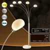 Globo Lighting stojací lampa kov matný nikl, 5x E14 Náhled obrázku produktu 3
