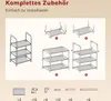WOLTU Schuhregal mit 3 Ablagen, Schuhständer Metallgestell, Produktbild-Vorschau 8