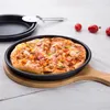 Pizzapfannen Crisper-Pfanne Backform Kohlenstoffstahl Produktbild-Vorschau 5
