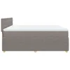 Boxspringbett mit Matratze Taupe 200x200 cm Stoff Produktbild-Vorschau 7
