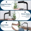 ZMH Wasserhahn Küche Küchenarmatur Schwarz Waterfall Produktbild-Vorschau 6