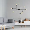 Opviq, Truva - N-698, Lampadario, Nero, Metallo, 140 x 140 Anteprima dell’immagine prodotto 5