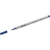 A single blue fineliner pen with its cap off, lying on a white background. Anteprima dell’immagine prodotto