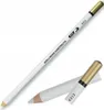 A white pencil with a gold tip and black accents, lying diagonally on a white background. A second, shorter piece of the pencil is shown in the foreground, also with a gold tip. Podgląd zdjęcia produktu