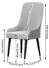 WISFOR Esszimmerstühle Essstühle 2er Set, Samtbezug Produktbild-Vorschau 7