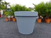 E&K Übertopf grau Ø 80 cm Pflanztopf Blumentopf Pflanzkübel Produktbild-Vorschau 1