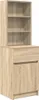 vidaXL Szafka nocna dąb sonoma 39x35x125 cm Materiał Podgląd zdjęcia produktu 2