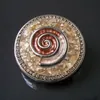 Brosche Magnet Magnetbrosche Silber Beige Strass 4,5cm Produktbild-Vorschau 2