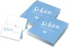 itenga 40x Servietten mit 48x Tischkarten Set - Schön dass Produktbild-Vorschau 1