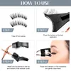 Sada řas, 3D magnetické umělé řasy, umělé řasy, opakovaně Náhled obrázku produktu 3