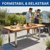 DanDiBo 2x Tischbeine Edelstahl 72 x 70 cm Tischgestell Produktbild-Vorschau 9