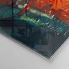 Bilder auf glas - Fahrrad Blumen - 100x70cm - Glasbilder - Produktbild-Vorschau 5