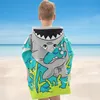 Ręcznik ponczo z kapturem 120x60 cm – szybkoschnący ręcznik Podgląd zdjęcia produktu 3