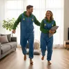 Onesie Kigurumi pigiama Super Mario Luigi costume Anteprima dell’immagine prodotto 2