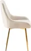 CLP 2er Set Esszimmerstuhl Elmira creme Material Gestell Produktbild-Vorschau 5