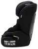 A black child car seat shown from the side. Produktbild-Vorschau