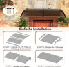 Pensilina COSTWAY per porta d'ingresso 199x99cm, pensilina Anteprima dell’immagine prodotto 7