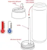 Orion | Gobelet thermo - Blanc - 700 ml - Paille dans le Voir les images du produit 6