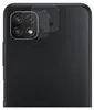 A close-up shot of a black smartphone's rear camera module with two clear camera lens protectors applied. Produktbild-Vorschau