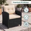 Set da giardino in rattan KOMFOTTEU, composto da 3 pezzi, Anteprima dell’immagine prodotto 6