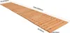 SucceBuy Gerader Gartenweg aus Holz, ausrollbarer Gehweg, Produktbild-Vorschau 8