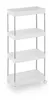 Carrello a nicchia Relaxdays, 4 ripiani, con rotelle, Anteprima dell’immagine prodotto 9