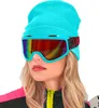 "Skibrille Après-Ski / Festival Regenbogen Leopardenmuster" Produktbild-Vorschau 2